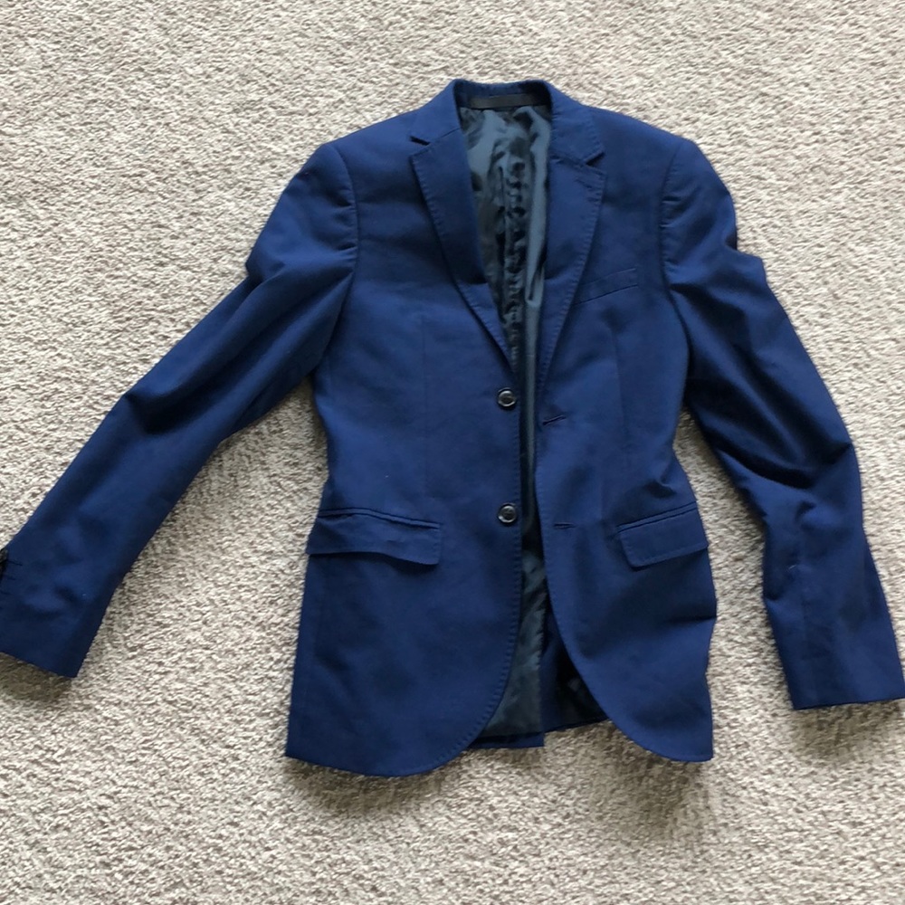 Royal blue topman suit